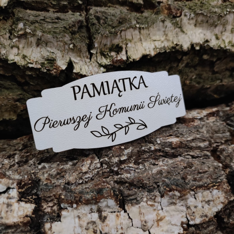Tabliczka Pamiątka Pierwszej Komunii Świętej M5 warianty 2