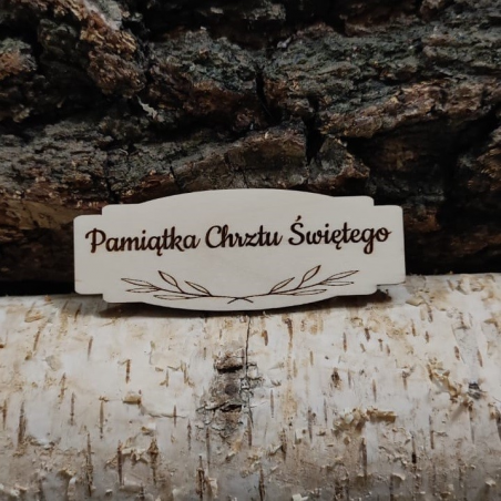 Tabliczka Pamiątka Chrztu Świętego model 2