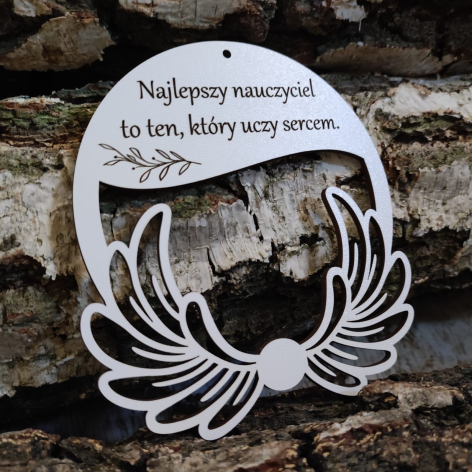 Obręcz dla Nauczyciela BIAŁA