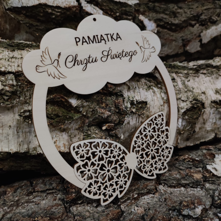 Obręcz z chmurką Chrzest Święty