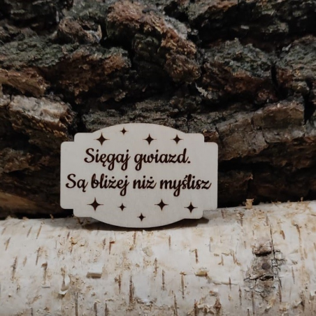 Tabliczka Sięgaj Gwiazd