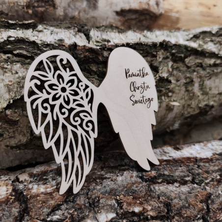 Skrzydła do aniołka Pamiątka Chrztu Świętego m2 Warianty