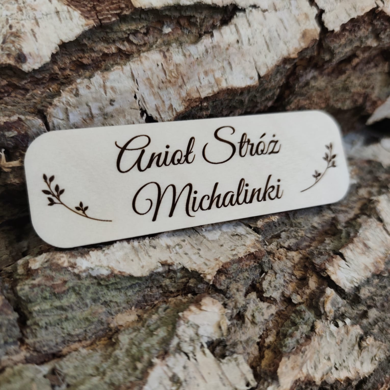Tabliczka Anioł Stróż Personalizowana Warianty