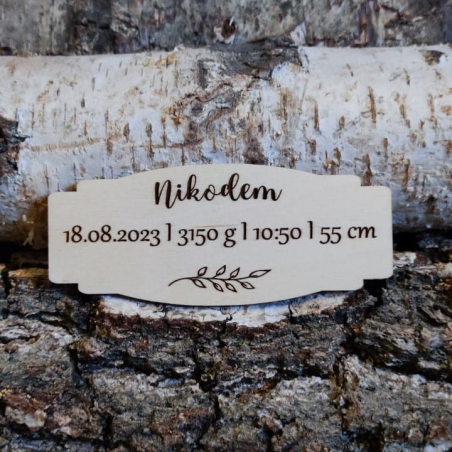 Metryczka - tabliczka