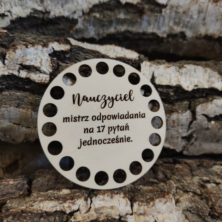 Drewniana baza Podkładka pod kubek do szydełka N6