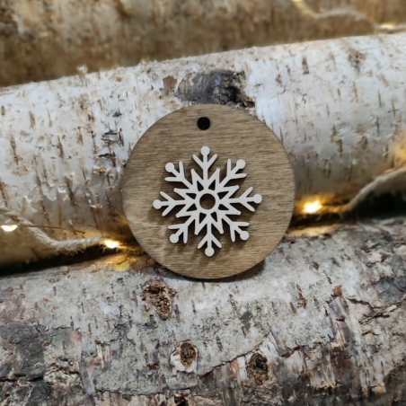 Bombka Śnieżynka 3D