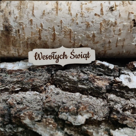 Tabliczka Wesołych Świąt- mała
