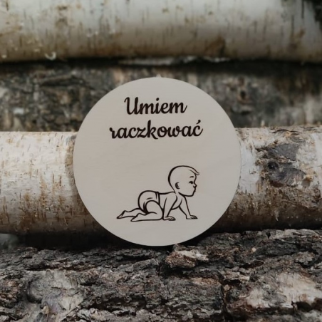 Tabliczka - Umiem raczkować