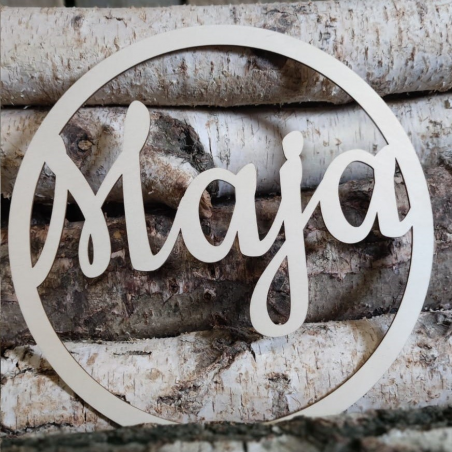 Obręcz z imieniem- personalizacja