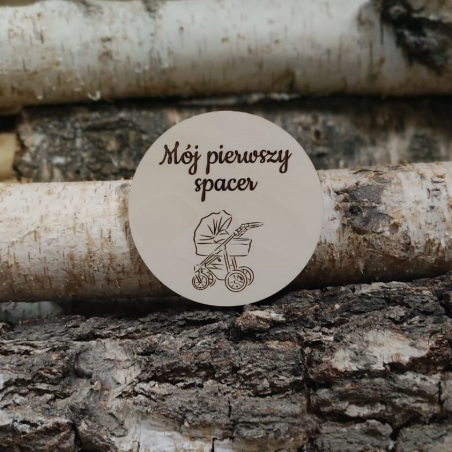 Tabliczka - Mój pierwszy spacer