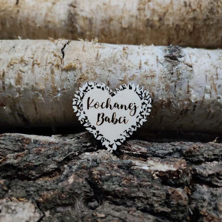 Serce Kochanej Babci ażur - warianty