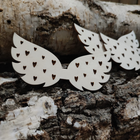 Skrzydełka do aniołka - serduszka WARIANTY