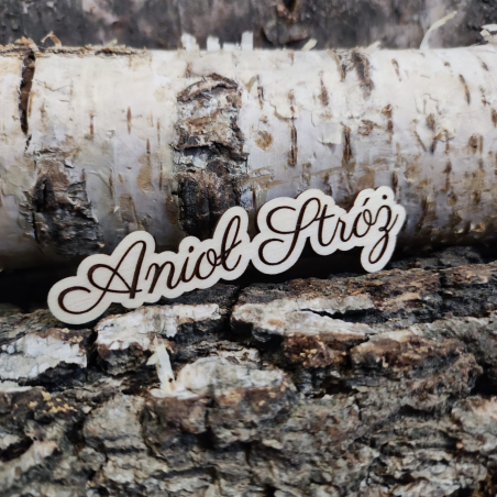 Napis Anioł Stróż