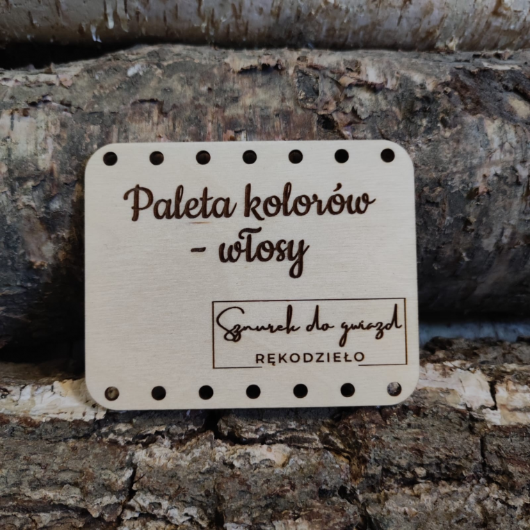 Paleta kolorów - włosy