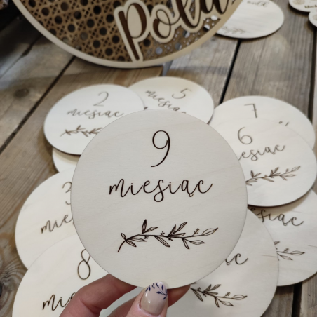 Zestaw 12 tabliczek gałązka