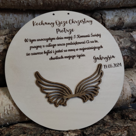 Podziękowanie dla Ojca Chrzestnego - personalizacja