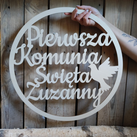 Obręcz Pierwsza Komunia Święta