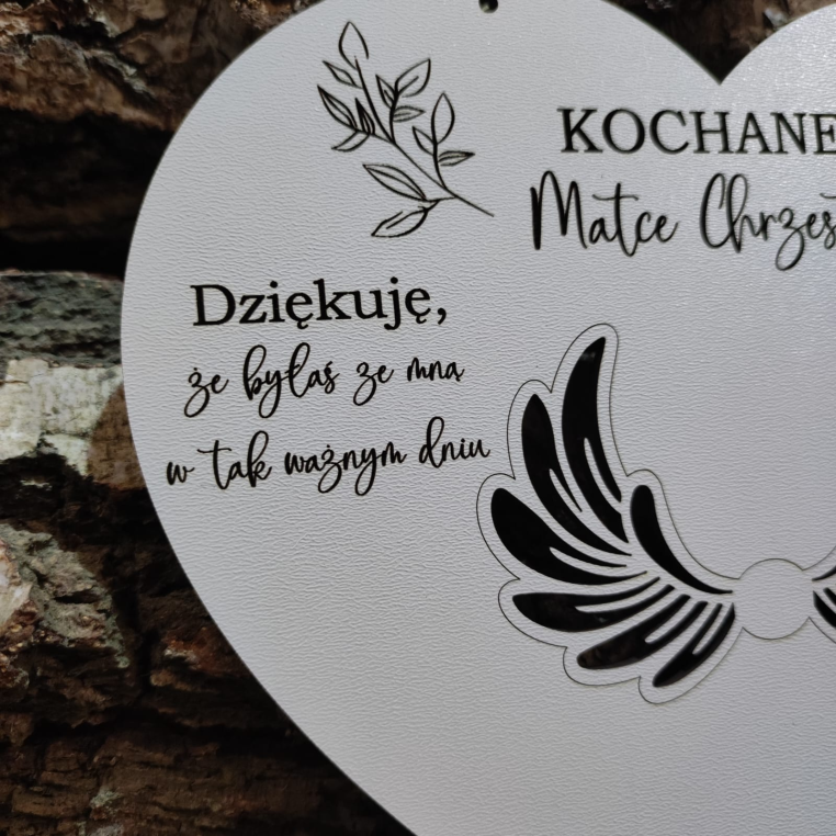 Baza Kochanej Matce Chrzestnej podziękowanie -...